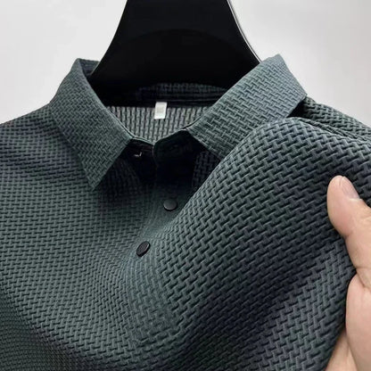Men's Polo Shirt Breathable Short Sleeve Casual Summer Top