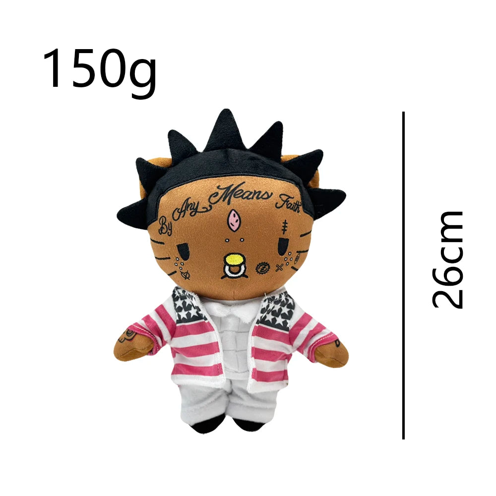 Cat Plush Toy Soft Stuffed Doll with Outfit 20-25cm