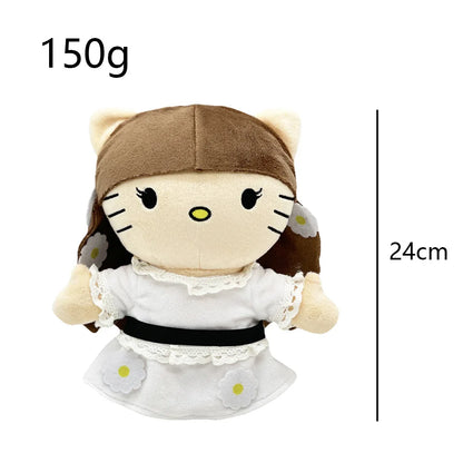 Cat Plush Toy Soft Stuffed Doll with Outfit 20-25cm