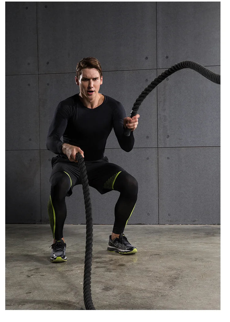 Men's Compression Shirt Long Sleeve Quick Dry Gym Top