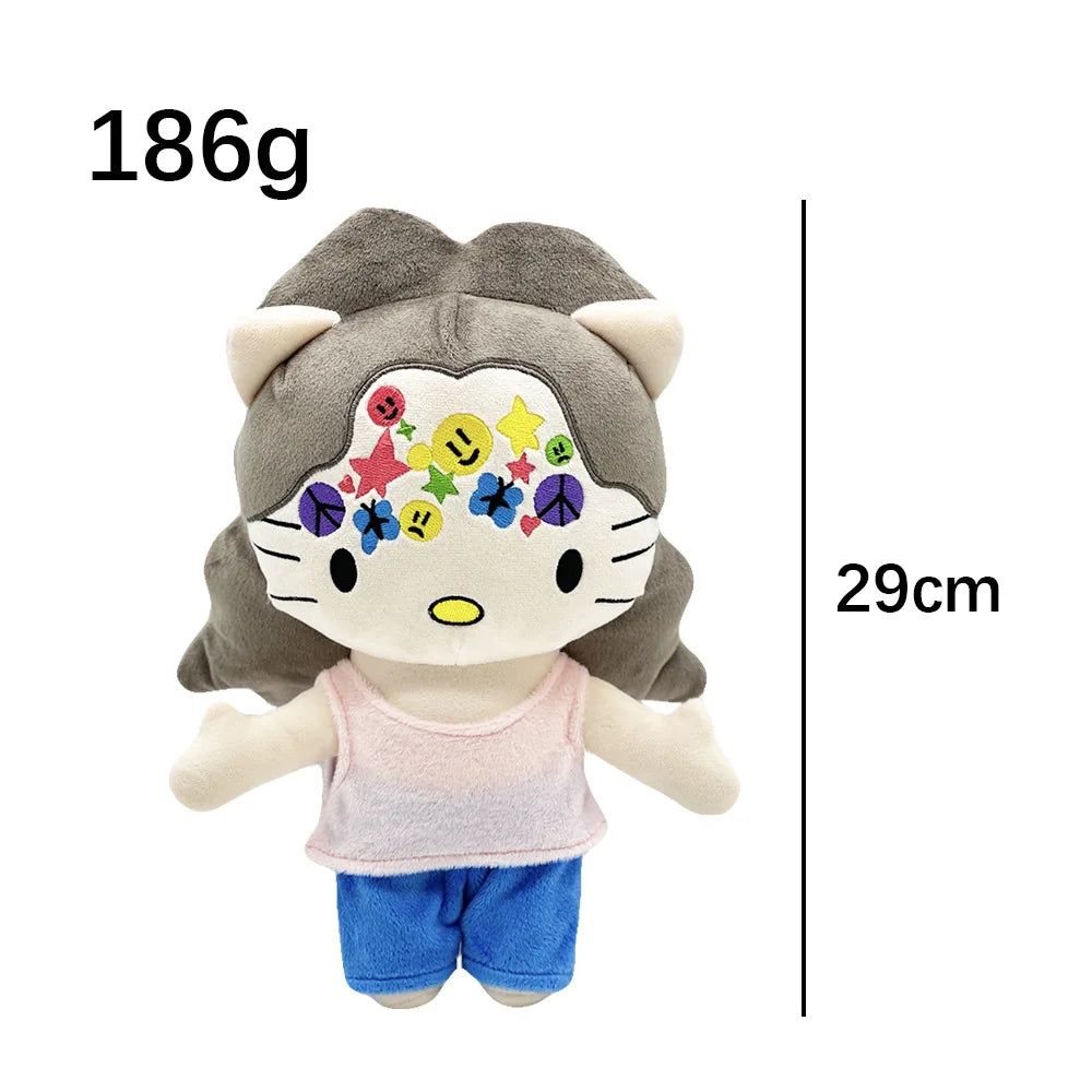 Cat Plush Toy Soft Stuffed Doll with Outfit 20-25cm