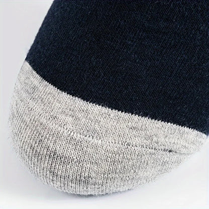 Men's Low Cut Socks Breathable Color Block Ankle Socks