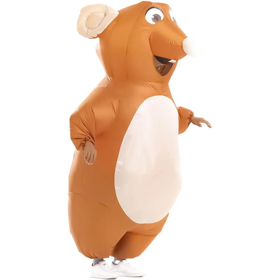 Inflatable Mouse Costume for Adults with Fan