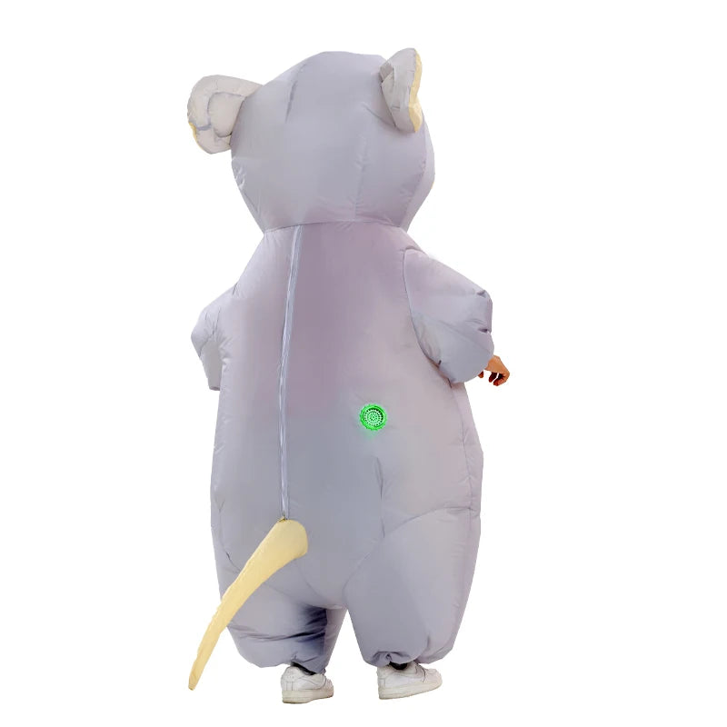 Inflatable Mouse Costume for Adults Funny Halloween Cosplay Suit
