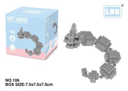 Mini Building Block Set – Micro Building Block Model Kit for Display