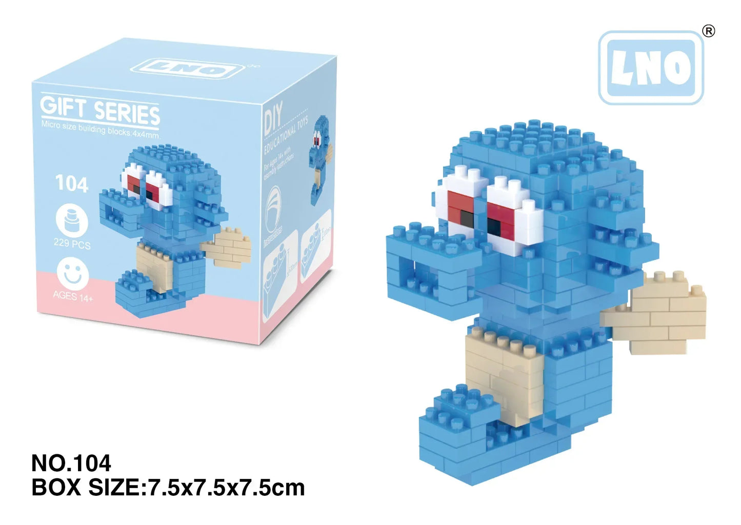 Mini Building Block Set – Micro Building Block Model Kit for Display