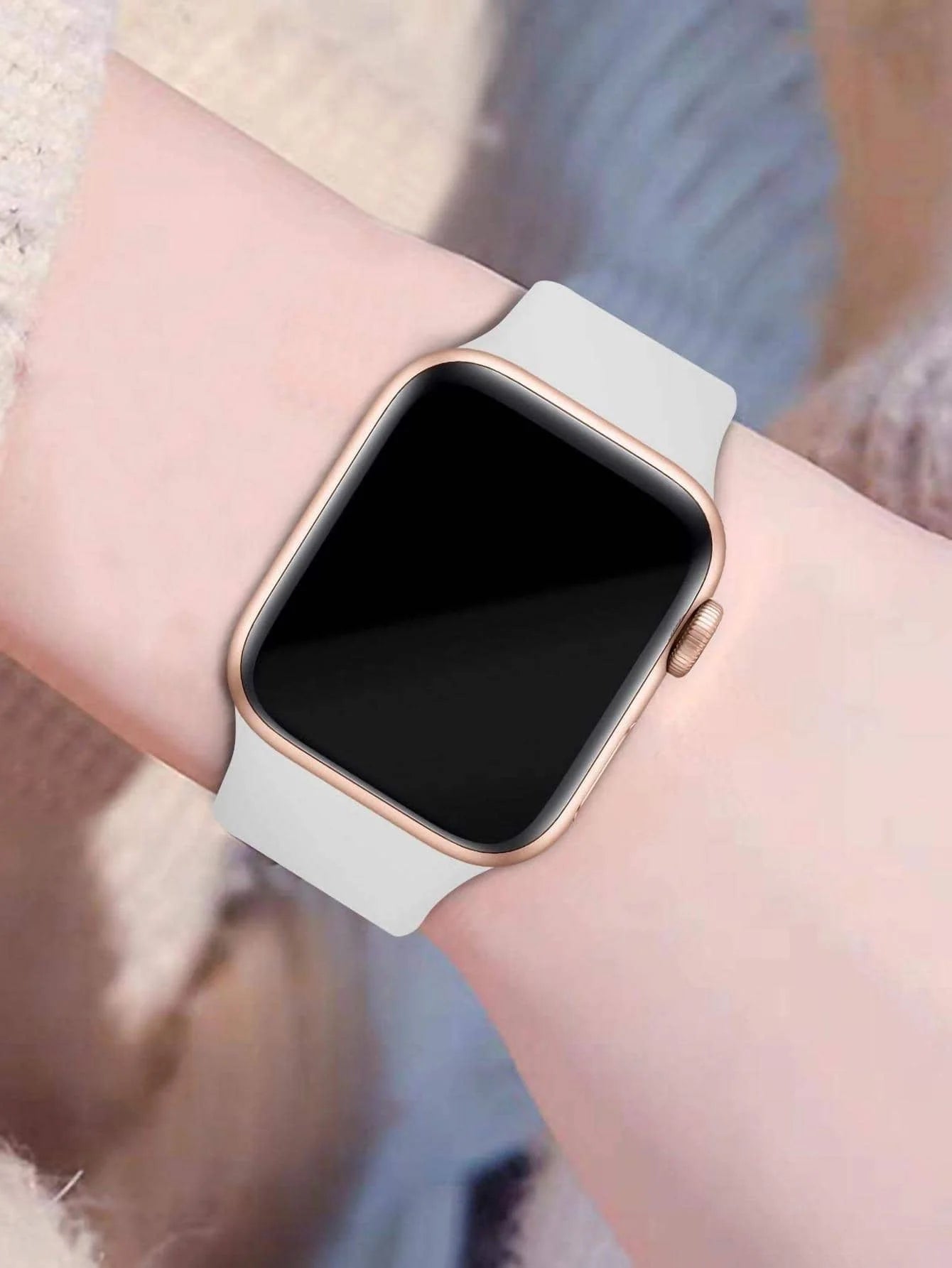 Silicone Watch Band Waterproof Sports Strap for 38mm–49mm Watches
