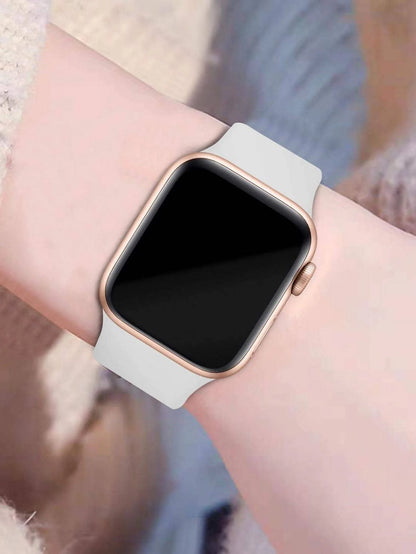 Silicone Watch Band Waterproof Sports Strap for 38mm–49mm Watches