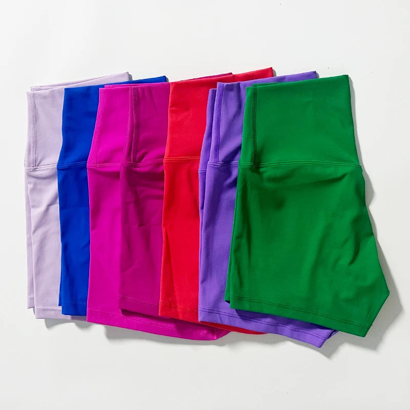 Women's Yoga Shorts High Waist Seamless Biker Shorts