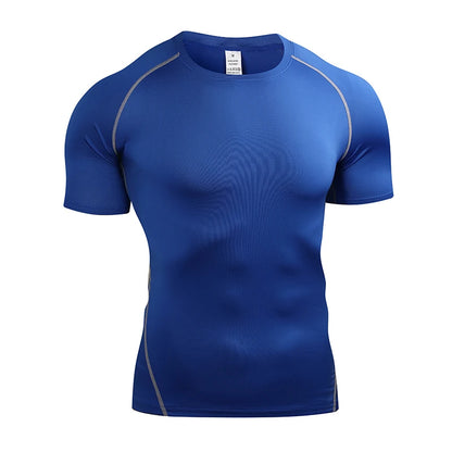 Men's Compression T Shirt Quick Dry Gym Running Top