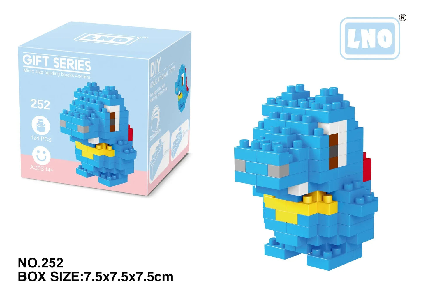 Mini Building Block Set – Micro Building Block Model Kit for Display