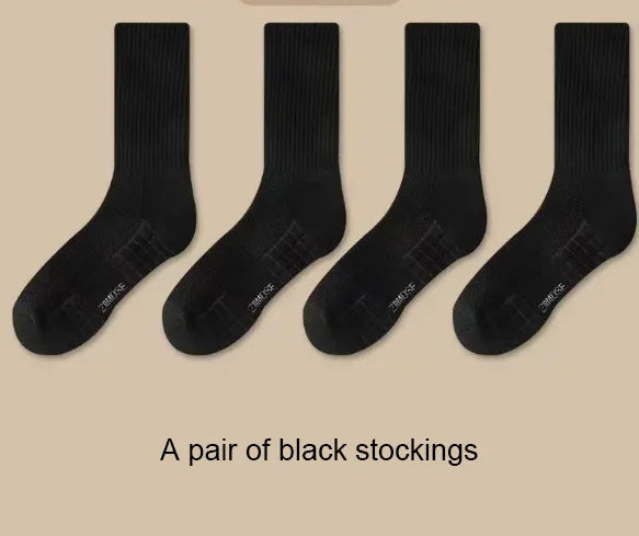 Basketball Socks Cotton Cushioned Crew Sports Socks for Men