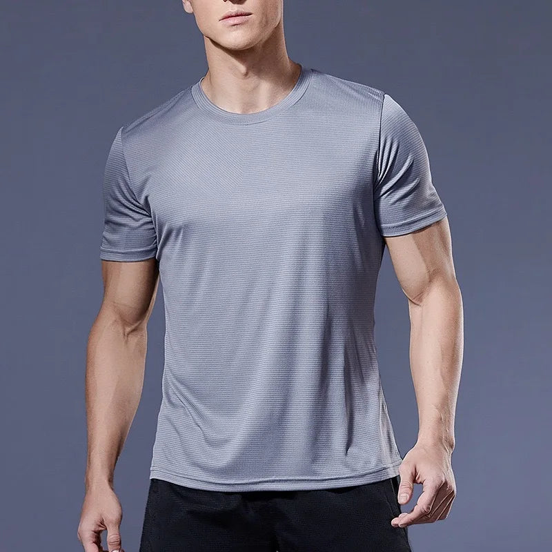 Men's Compression Running Shirt Quick Dry Gym Sports T-Shirt
