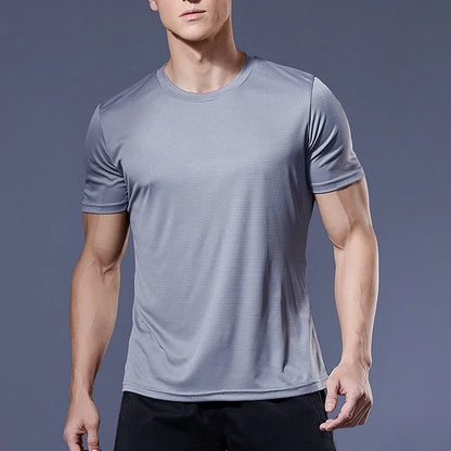 Men's Compression Running Shirt Quick Dry Gym Sports T-Shirt