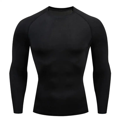 Men's Compression Shirt Long Sleeve Quick Dry Gym Top