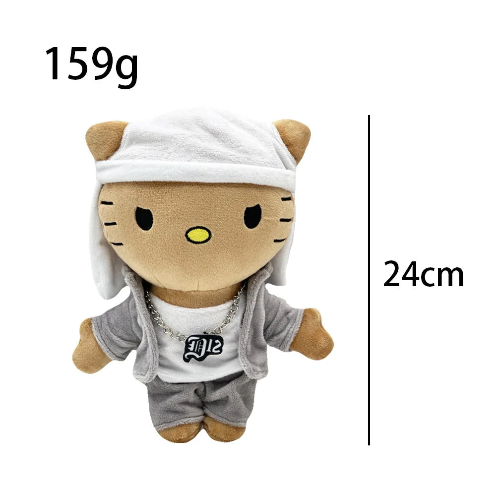 Cat Plush Toy Soft Stuffed Doll with Outfit 20-25cm