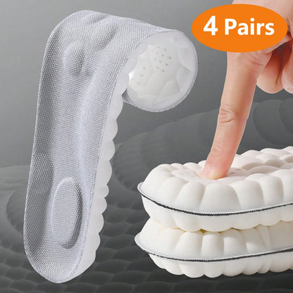 Sports Insoles with Arch Support Breathable Shock Absorption Pads