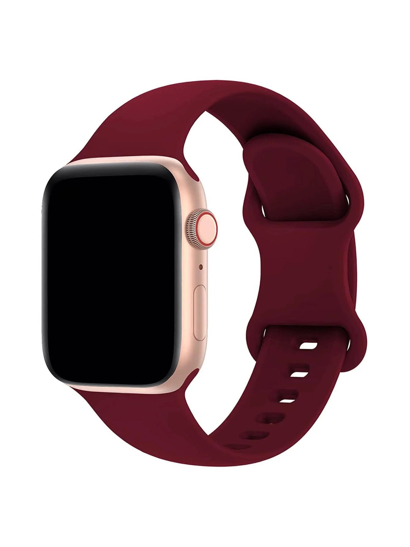 Silicone Watch Band Waterproof Sports Strap for 38mm–49mm Watches