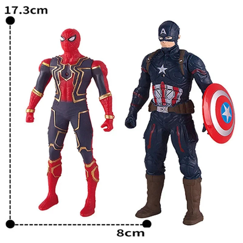 Superhero Action Figure 17cm Collectible Plastic Display Model Toy