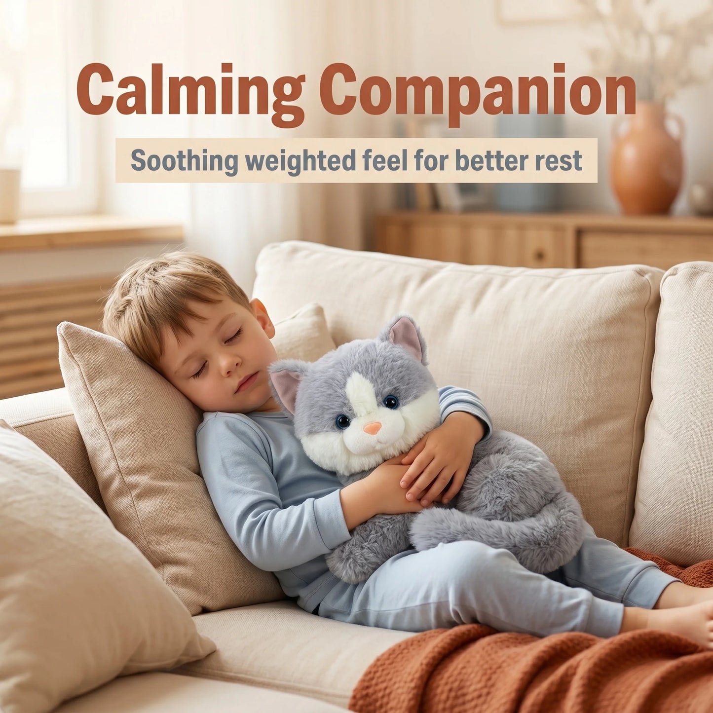 Long Plush Pillow Stuffed Animal Body Cushion 50-65cm