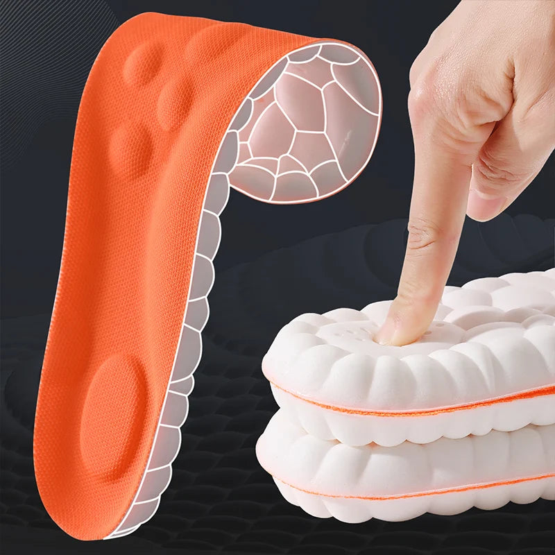 Sports Insoles with Arch Support Breathable Shock Absorption Pads