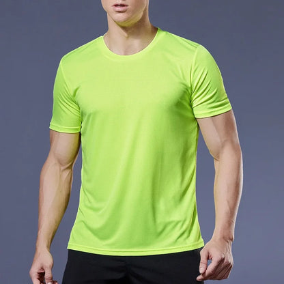 Men's Compression Running Shirt Quick Dry Gym Sports T-Shirt