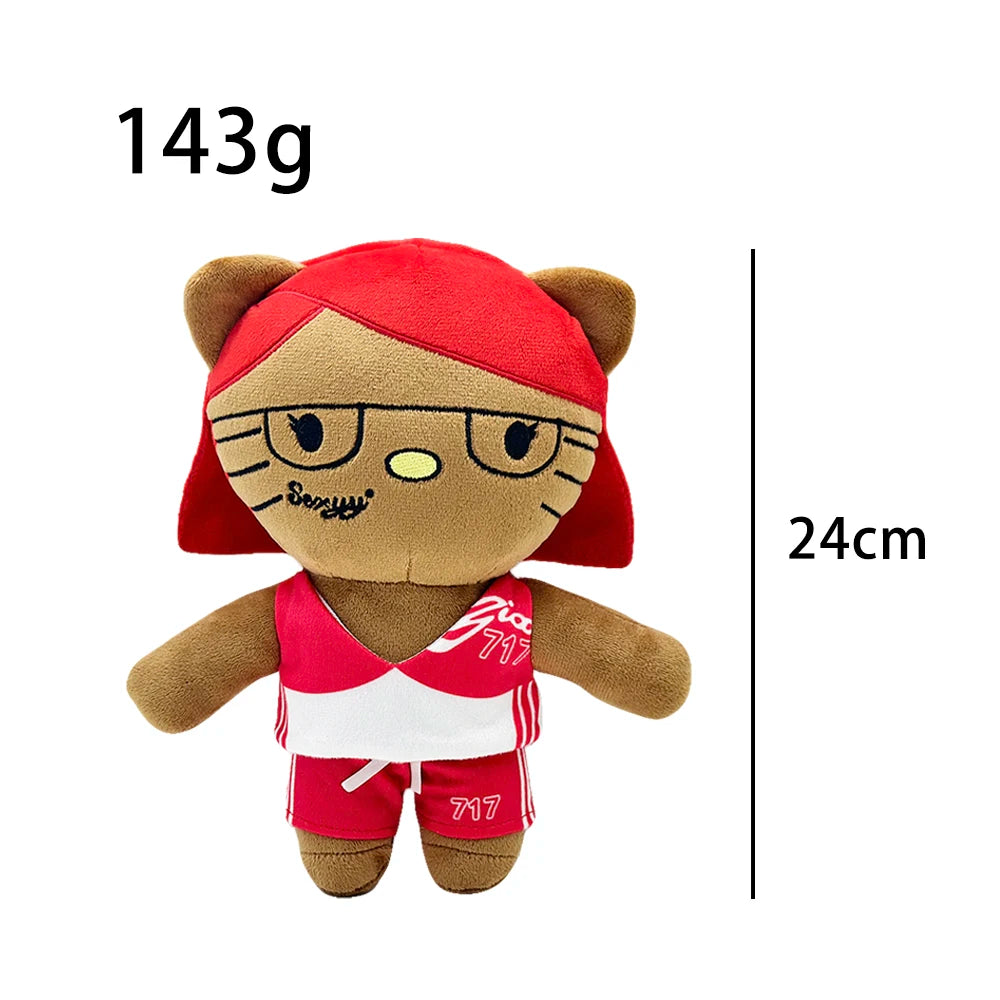 Cat Plush Toy Soft Stuffed Doll with Outfit 20-25cm