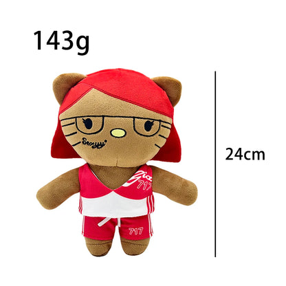 Cat Plush Toy Soft Stuffed Doll with Outfit 20-25cm