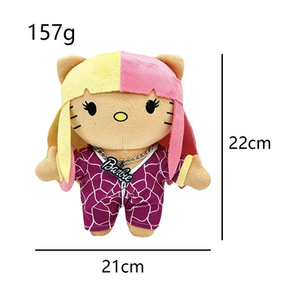 Cat Plush Toy Soft Stuffed Doll with Outfit 20-25cm