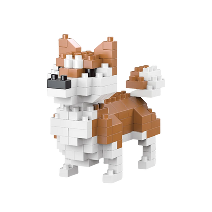 Dog Building Block Set Mini Micro Brick Construction Model Toy
