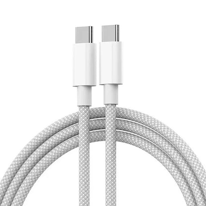 USB-C to USB-C Cable 60W Fast Charging Nylon Braided Data Cable