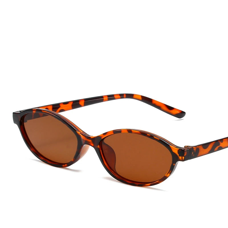 Oval Sunglasses with UV400 Mirror Lenses for Men & Women